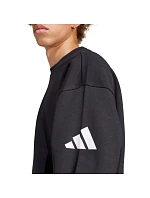 Pánská mikina adidas Essentials Loose Fit 3 Bar Logo černá JF3542 pánská