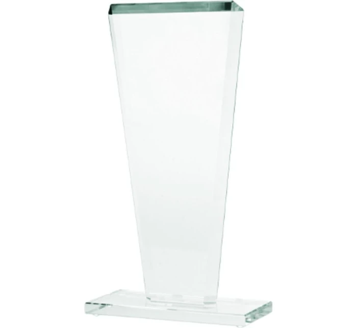 Skleněná trofej s matným podstavcem
