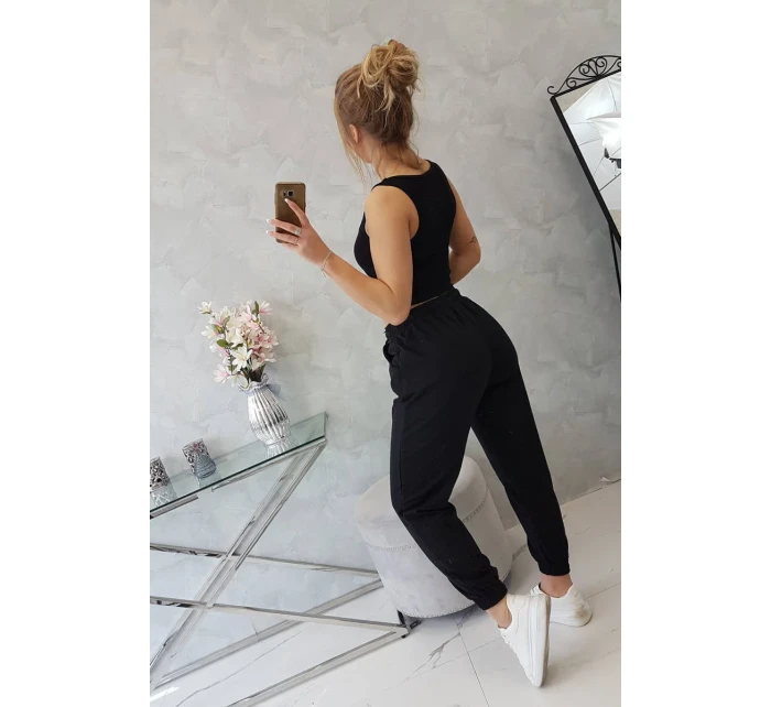 Souprava top+kalhoty černá Souprava top+kalhoty černá