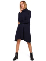 Trapézové šaty s hlubokým výstřihem M480 - Moe Trapézové šaty s hlubokým výstřihem M480 - Moe