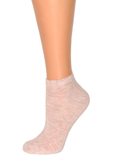 Dámské ponožky ST022 - W - 03 Lurex růžové - Noviti