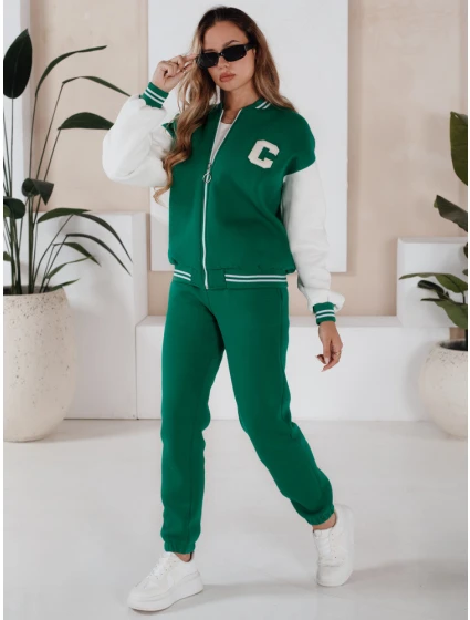 Dámská zelená tepláková souprava CELIA FashionStreet AY0772