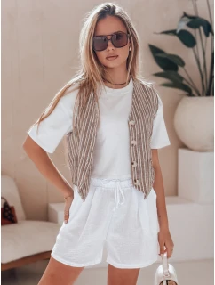 Dámské šortky RELAX TIME white FashionStreet SY0462