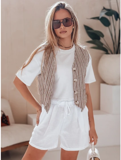 Dámské šortky RELAX TIME white FashionStreet SY0462