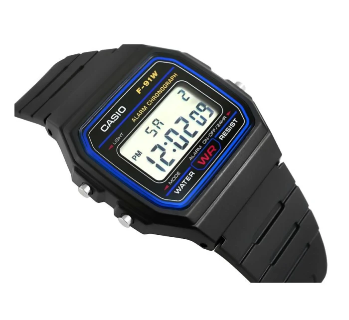 Pánské hodinky CASIO F-91W-1YER + BOX Pánské hodinky CASIO F-91W-1YER + BOX