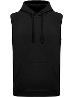 Kariban ProAct PA 393 Unisex mikina s kapucí bez rukávů 20.P393 black Kariban ProAct PA 393 Unisex mikina s kapucí bez rukávů 20.P393 black
