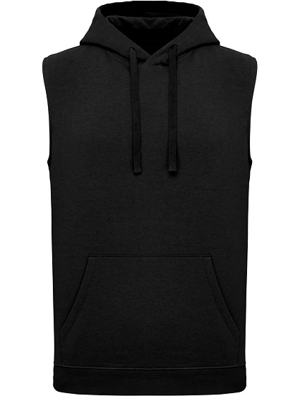 Kariban ProAct PA 393 Unisex mikina s kapucí bez rukávů 20.P393 black Kariban ProAct PA 393 Unisex mikina s kapucí bez rukávů 20.P393 black