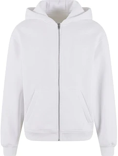 NM 013 Těžká unisex oversize mikina s kapucí model 22443594 white - New Morning Studios