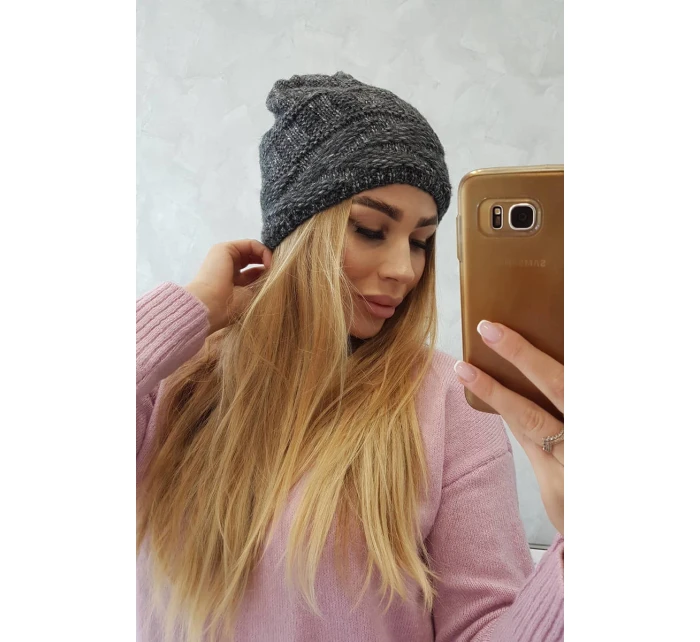 Fleecová čepice Edyta K298 graphite Fleecová čepice Edyta K298 graphite