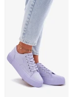 Dámské textilní tenisky Big Star – fialové Dámské textilní tenisky Big Star – fialové