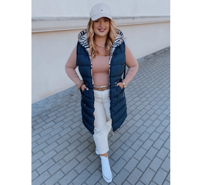 Dámská tmavě modrá vesta KERIS FashionStreet TY2926