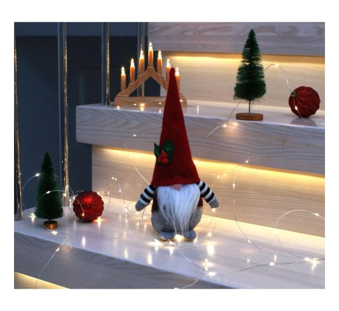 DEKORATIVNÍ TRPASLÍK 30CM S JEŘABINOU CHLAPEC