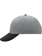 Daiber MB 6111 6 panelová raver kšiltovka 03.6111 light grey/black