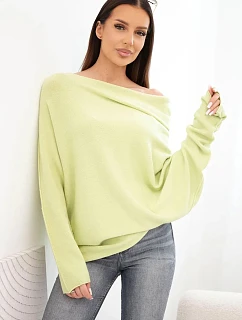 Dámský viskózový svetr typu asymetrický model 22286877 - K-Fashion