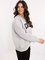 Mikina EM BL 857 1.92P světle šedá