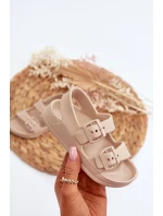 Dětské lehké sandále s přezkami BIG STAR Béžové Dětské lehké sandále s přezkami BIG STAR Béžové