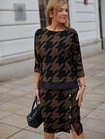 Dámská souprava M377 hnědočerná - La Aurora