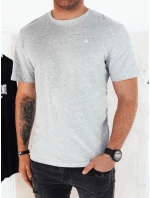 Pánské šedé tričko s potiskem FashionStreet RX5468