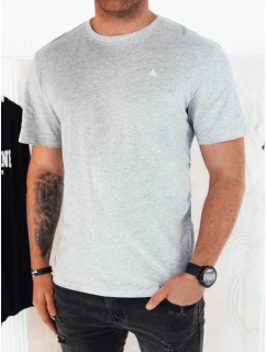 Pánské šedé tričko s potiskem FashionStreet RX5468