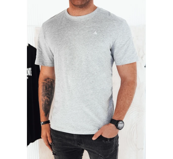 Pánské šedé tričko s potiskem FashionStreet RX5468