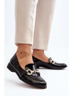 Dámské Mokasíny S Ozdobou Černé model 21646379 - Zazoo