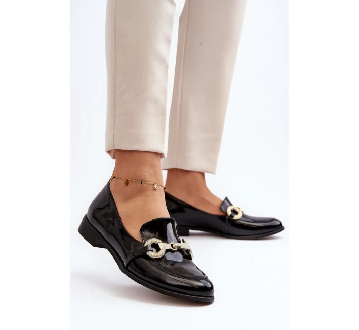 Dámské Mokasíny S Ozdobou Černé model 21646379 - Zazoo