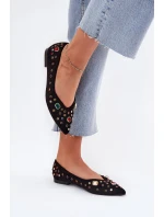 Dámské Baletky Zdobené Černé model 21702735 - Boto