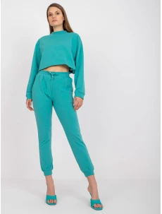 Teplákové kalhoty AP DR A 003 tyrkysové