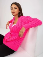 Dámský svetr LC SW 8036 fluo růžový