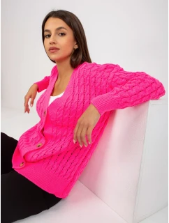 Dámský svetr LC SW 8036 fluo růžový