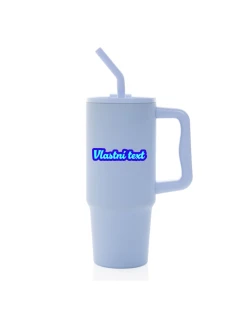 Personalizovaná termoska s barevným víčkem s obrysem 