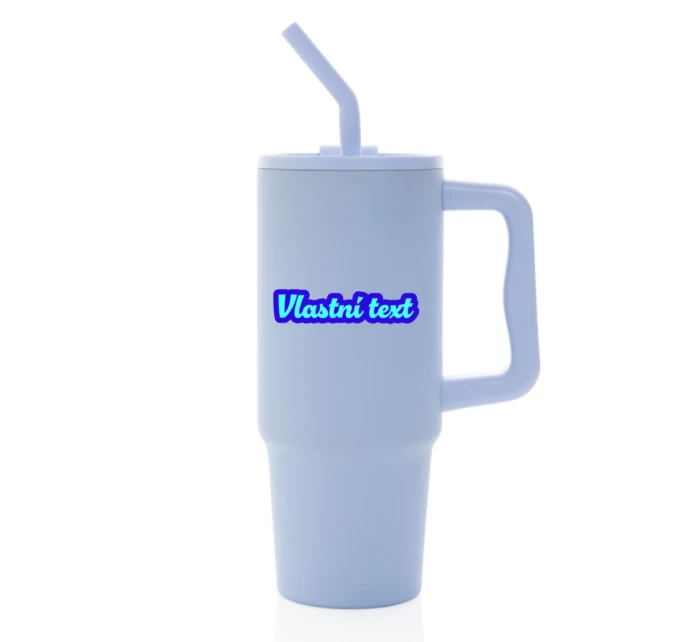 Personalizovaná termoska s barevným víčkem s obrysem 