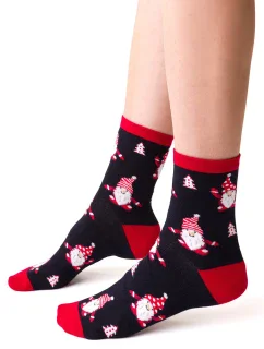 Steven Merry Christmas 136 barva:tmavě modrá/šedá