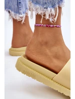 Dámské pantofle Big Star model 21582438 Žluté - Big Star Shoes