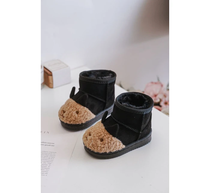 Zateplené dětské sněhule černé model 21678721 - Boto