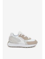 Dámské Kožené Sneakersy Big Star model 21705953 HiPoly System Bílé - Big Star Shoes Dámské Kožené Sneakersy Big Star model 21705953 HiPoly System Bílé - Big Star Shoes