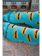 Duhové Ponožky Emotikony Smiley Sadness Brainy 3 Páry Duhové Ponožky Emotikony Smiley Sadness Brainy 3 Páry