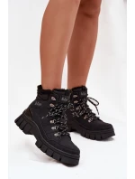 Dámské zateplené trapery Lee Cooper – černé Dámské zateplené trapery Lee Cooper – černé