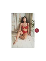 Dámská podprsenka Provence model 21055759 Červená Conturelle - Felina