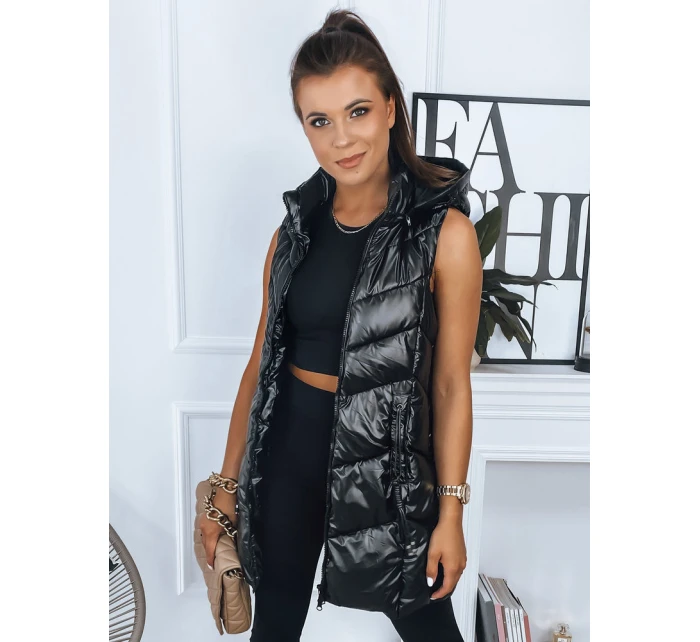 Dámská vesta MADANA černá FashionStreet TY2980