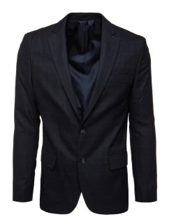 Pánské jednořadové námořnicky modré sako Dstreet MX0633