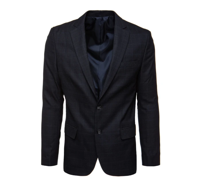 Pánské jednořadové námořnicky modré sako Dstreet MX0633 Pánské jednořadové námořnicky modré sako Dstreet MX0633