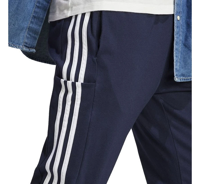 Kalhoty adidas Essentials Single Jersey Tapered Open Hem 3-Stripes M IC0045 Kalhoty adidas Essentials Single Jersey Tapered Open Hem 3-Stripes M IC0045