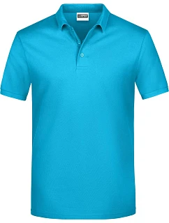 Daiber JN 792 Pánské piqué polo 02.0792 turquoise