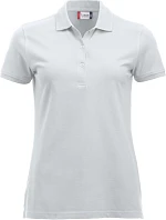 Clique Classic Marion S/S Dámské piqué polo z těžké bavlny 67.8246 white