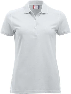 Classic Marion S/S Dámské piqué polo z těžké bavlny model 22457284 white - Clique