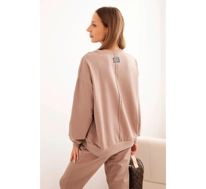 Dámská bavlněná souprava s potiskem Minimal fango Dámská bavlněná souprava s potiskem Minimal fango