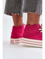 Dámské tenisky na platformě Fuksja Aineri Dámské tenisky na platformě Fuksja Aineri