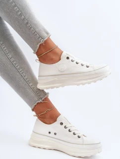 Dámské tenisky na masivní podrážce Big Star model 21653744 Bílé - Big Star Shoes