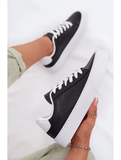 Dámské tenisky z eko kůže Big Star model 22009885 HIPOLY SYSTEM Černé - Big Star Shoes Dámské tenisky z eko kůže Big Star model 22009885 HIPOLY SYSTEM Černé - Big Star Shoes